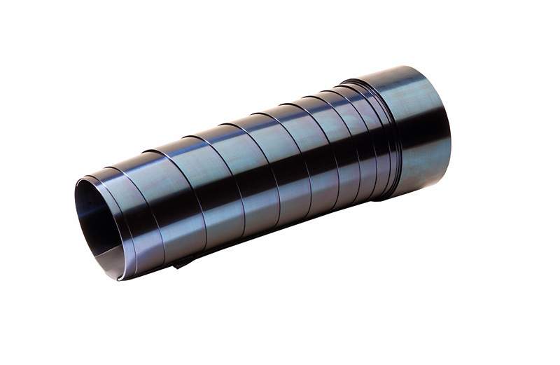 Proteções metálicas em espiral