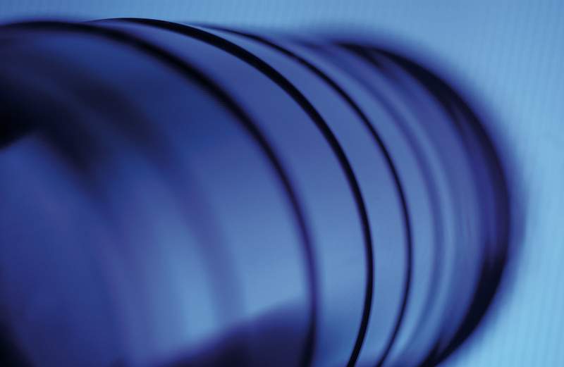 Proteções metálicas em espiral